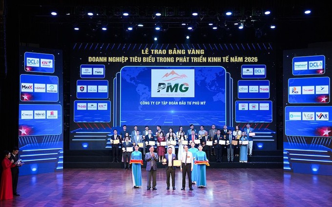 Tập đoàn Đầu tư Phù Mỹ vinh dự nhận giải thưởng“Top 10 Doanh nghiệp Tiêu biểu 2026”
