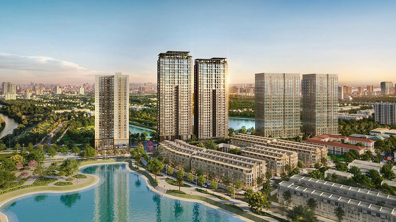   Dự án Central Lakeside với 112 căn nhà phố và tháp đôi chung cư cao cấp 32 tầng  