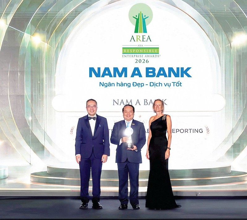   Nam A Bank được vinh danh ở hạng mục Báo cáo Phát triển bền vững (Corporate Sustainability Reporting).  