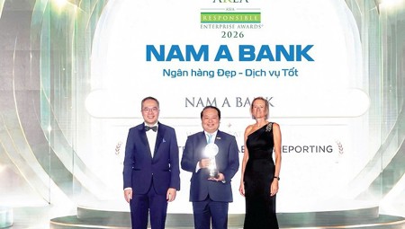 Nam A Bank nhận giải thưởng quốc tế về báo cáo phát triển bền vững