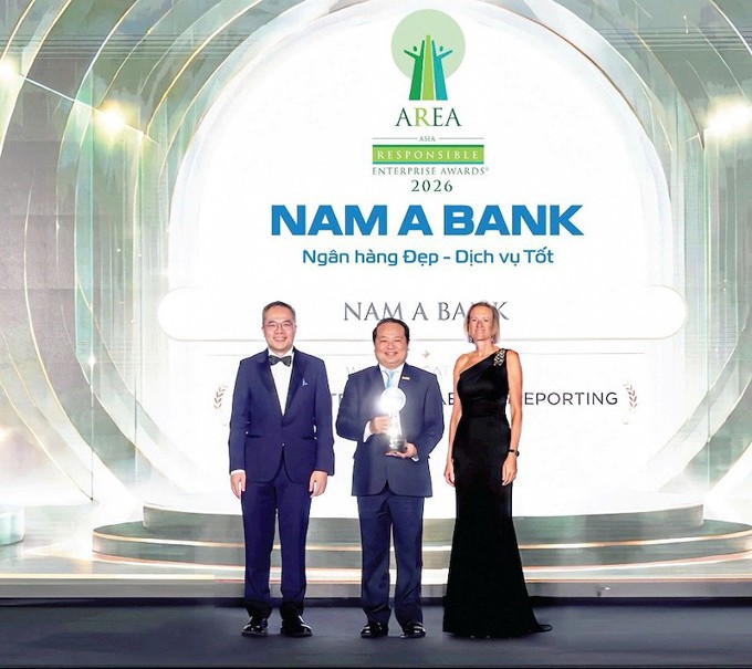 Nam A Bank nhận giải thưởng quốc tế về báo cáo phát triển bền vững