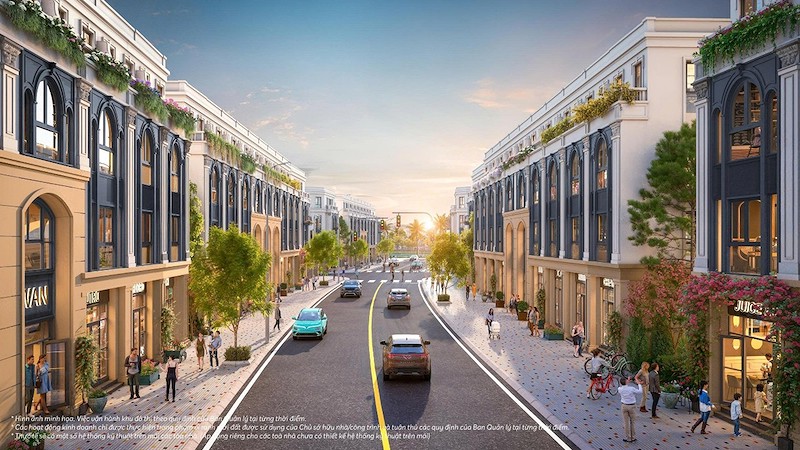   Với thiết kế đa công năng, nhà phố Vinhomes Golden City đáp ứng cả nhu cầu ở và kinh doanh  