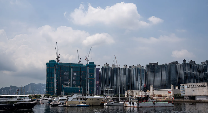 Các khu dân cư đang phát triển tại khu vực Kai Tak, Hong Kong (Ảnh: Bloomberg) Các khu dân cư đang phát triển tại khu vực Kai Tak, Hong Kong (Ảnh: Bloomberg)