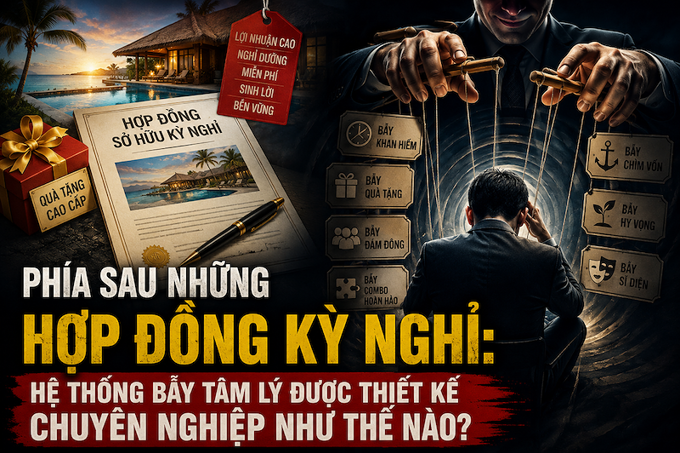 Phía sau những hợp đồng kỳ nghỉ: Hệ thống bẫy tâm lý được thiết kế chuyên nghiệp như thế nào?