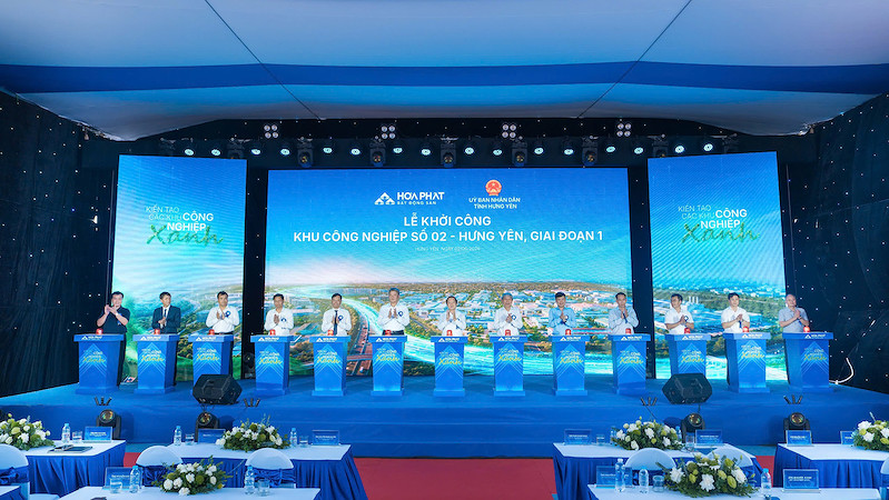 Hòa Phát khởi công khu công nghiệp thứ 3 tại Hưng Yên