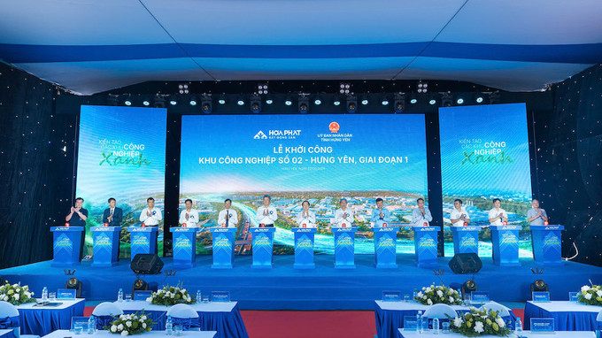 Hòa Phát khởi công khu công nghiệp thứ 3 tại Hưng Yên