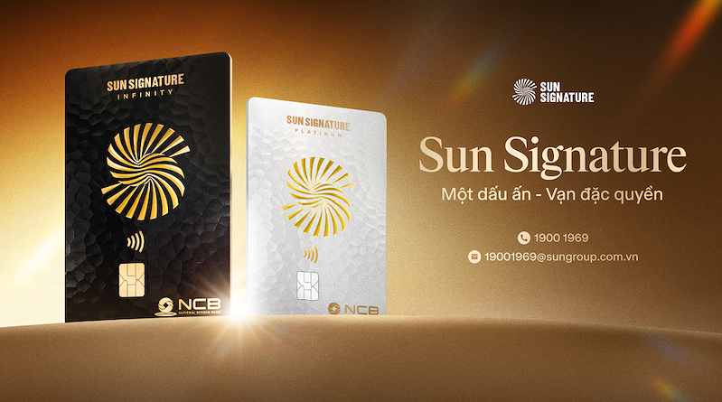 Thẻ đồng thương hiệu NCB Visa Sun Signature