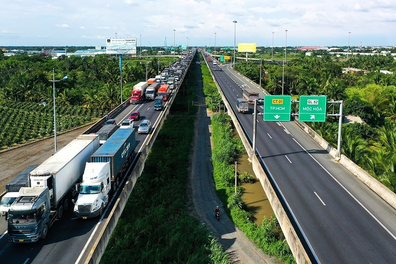 Một đoạn cao tốc TP.HCM - Trung Lương hiện hữu (Ảnh: Đầu tư Online) Một đoạn cao tốc TP.HCM - Trung Lương hiện hữu (Ảnh: Đầu tư Online)