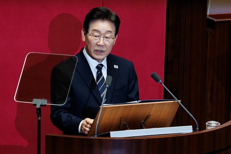 Tổng thống Hàn Quốc Lee Jae Myung (ẢnhL Bloomberg)