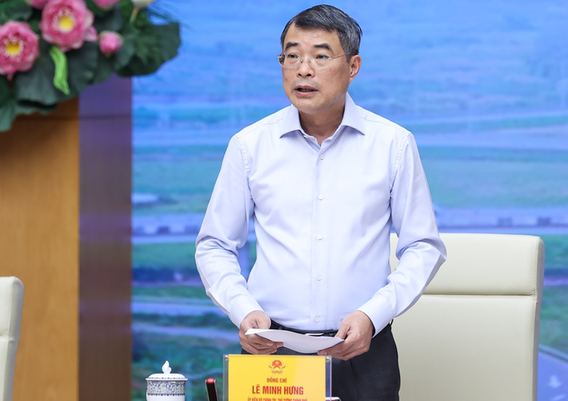 Thủ tướng Chính phủ Lê Minh Hưng phát biểu quán triệt tại Hội nghị (Ảnh: VGP)