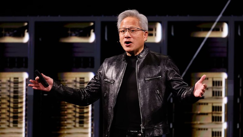CEO Jensen Huang tại triển lãm Computex ở Đài Bắc (Ảnh: FT) CEO Jensen Huang tại triển lãm Computex ở Đài Bắc (Ảnh: FT)