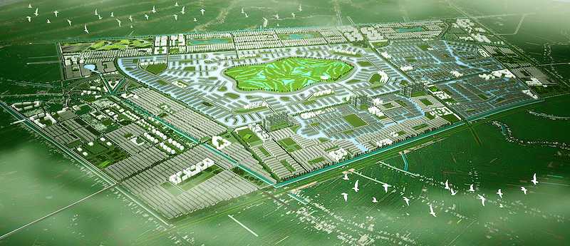 Phối cảnh dự án Khu đô thị du lịch nghỉ dưỡng Mekong