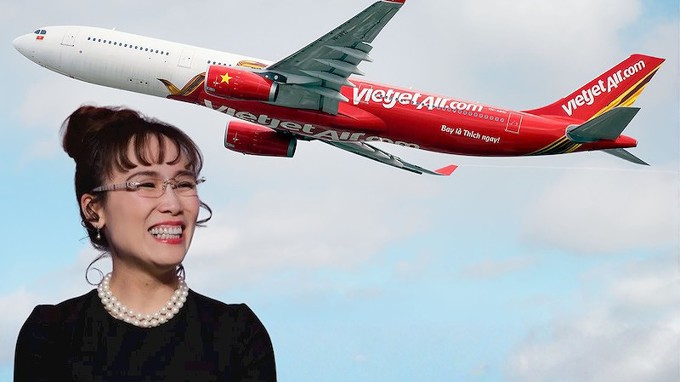 Vietjet của nữ tỷ phú Nguyễn Thị Phương Thảo nâng vốn lên 7.700 tỷ đồng