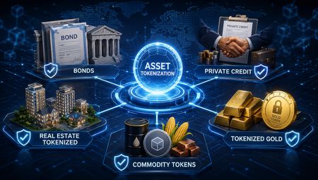 5 nhóm tài sản thực được token hóa nhanh nhất: Trái phiếu Mỹ dẫn đầu, cổ phiếu và bất động sản tăng tốc