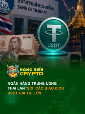 Ngân hàng trung ương Thái Lan ‘soi’ các giao dịch USDT giá trị lớn