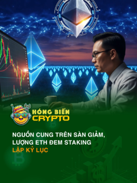 Nguồn cung trên sàn giảm, lượng ETH đem staking lập kỷ lục