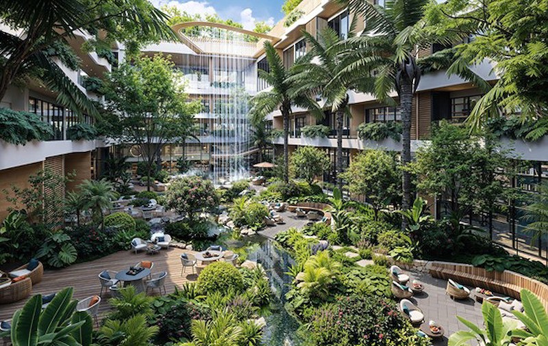 Cách đưa thiên nhiên len sâu vào không gian trải nghiệm tại Prima Bay gợi nhắc tinh thần biophilic design đã ghi dấu tại nhiều công trình biểu tượng trên thế giới. Cách đưa thiên nhiên len sâu vào không gian trải nghiệm tại Prima Bay gợi nhắc tinh thần biophilic design đã ghi dấu tại nhiều công trình biểu tượng trên thế giới.