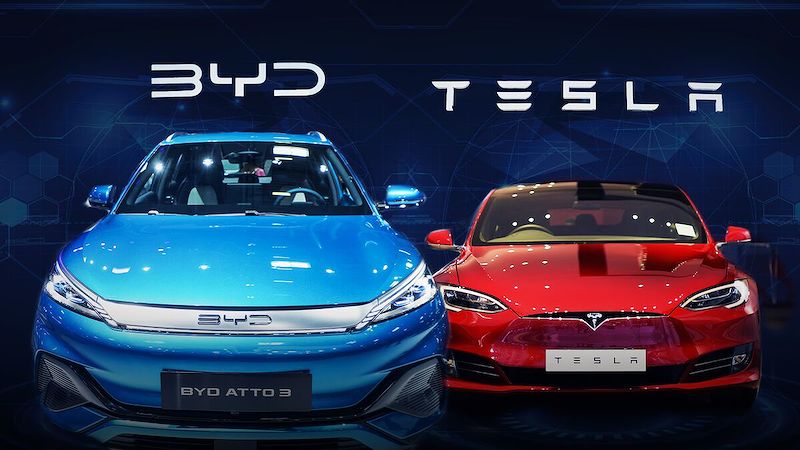byd tesla byd tesla
