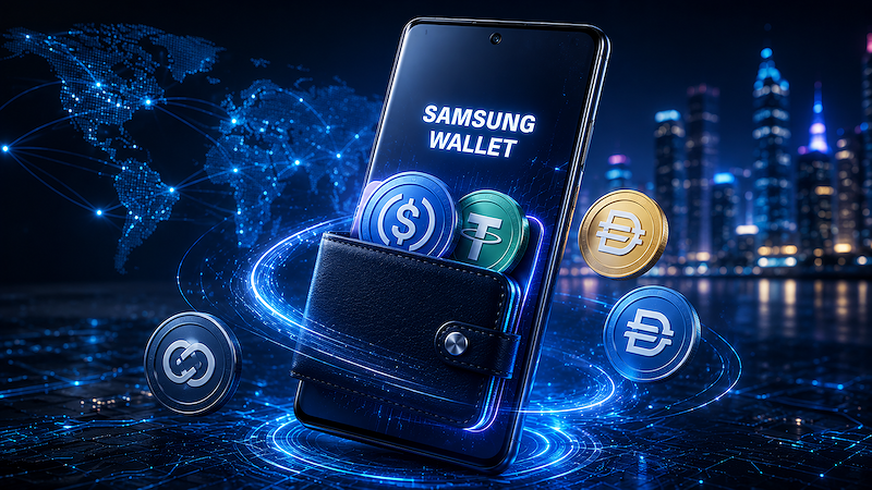 Samsung sắp tích hợp stablecoin vào ví điện thoại, fan ‘nhà Táo’ vẫn phải xài app khác