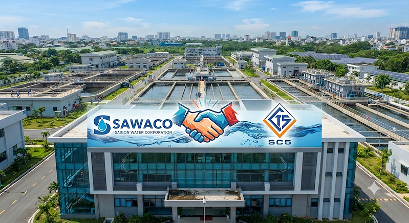 Xây dựng số 5 trúng lớn tại Sawaco