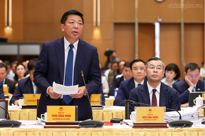 Bộ trưởng Bộ Xây dựng Trần Hồng Minh phát biểu tại Hội nghị Bộ trưởng Bộ Xây dựng Trần Hồng Minh phát biểu tại Hội nghị
