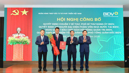 Ông Lê Ngọc Lâm chính thức tiếp quản ghế Chủ tịch BIDV