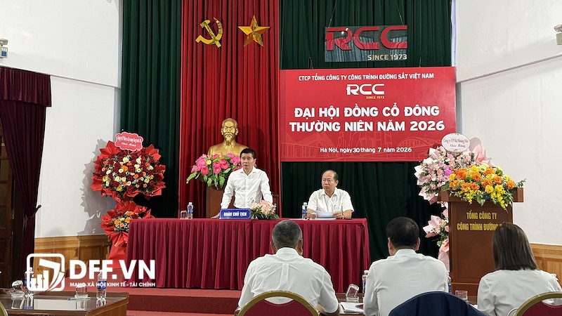 Ông Vũ Đức Tiến - Chủ tịch HĐQT RCC - điều hành AGM 2026 Ông Vũ Đức Tiến - Chủ tịch HĐQT RCC - điều hành AGM 2026