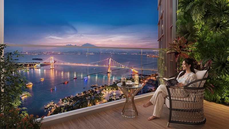Tầm nhìn panorama đắt giá từ Symphony 5 vừa nâng tầm không gian sống, vừa bảo chứng cho tiềm năng khai thác cho thuê.