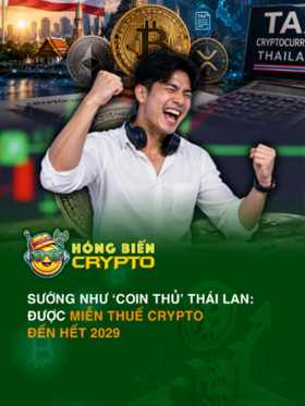 Sướng như ‘coin thủ’ Thái Lan: Được miễn thuế crypto đến hết 2029