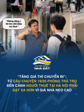 “Tăng giá thì chuyển đi”: Từ câu chuyện 19/20 phòng trả trọ đến cảnh người thuê tại Hà Nội phải dạt xa hơn vì giá nhà neo cao