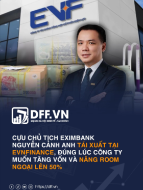 Cựu Chủ tịch Eximbank Nguyễn Cảnh Anh tái xuất tại EVNFinance, đúng lúc công ty muốn tăng vốn và nâng room ngoại lên 50%