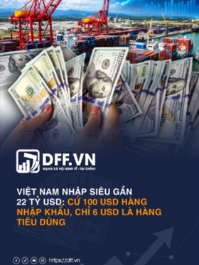 Việt Nam nhập siêu gần 22 tỷ USD: Cứ 100 USD hàng nhập khẩu, chỉ 6 USD là hàng tiêu dùng
