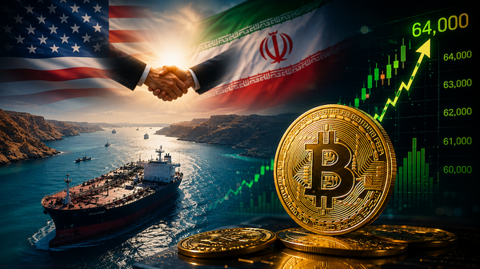 Crypto 5/8: Eo biển Hormuz sắp mở lại, Bitcoin vượt 64.000 USD