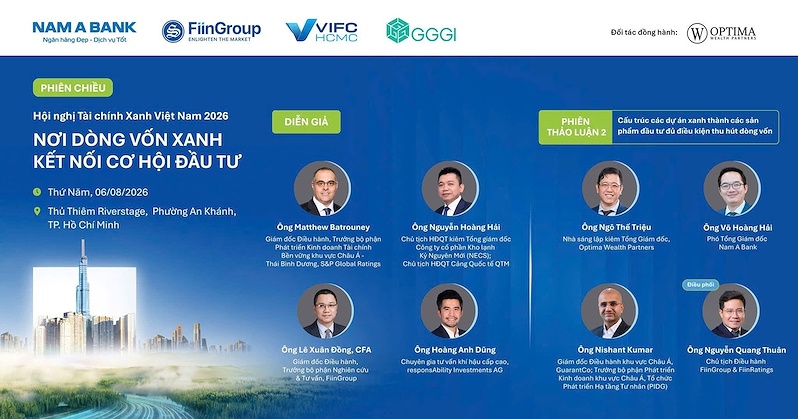  Phiên buổi chiều, các diễn giả tập trung vào chủ đề Phát triển các sản phẩm và công cụ tài chính xanh đáp ứng thông lệ quốc tế, nâng cao khả năng thu hút dòng vốn đầu tư.  
