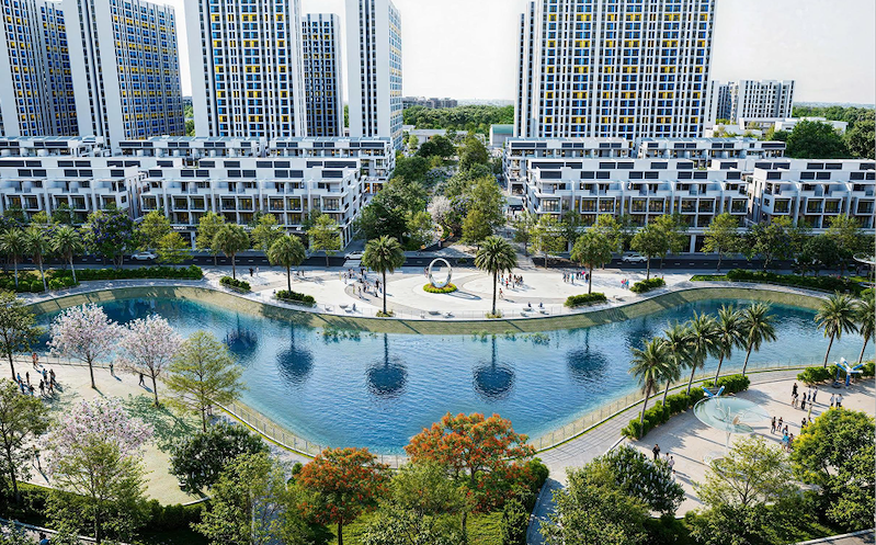 Phối cảnh dự án nhà ở xã hội tại Yên Mỹ, Hưng Yên (Ảnh: Hoà Phát)