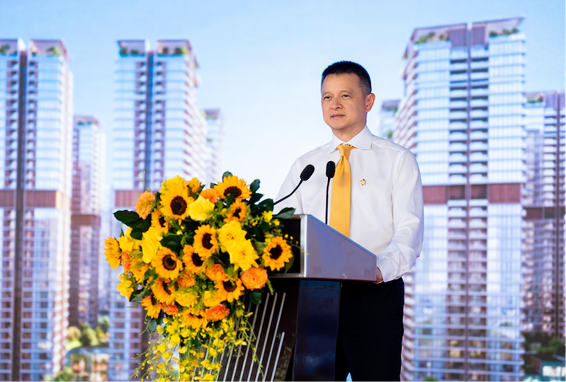 Ông Đặng Minh Trường, Chủ tịch HĐQT Tập đoàn Sun Group, phát biểu tại sự kiện