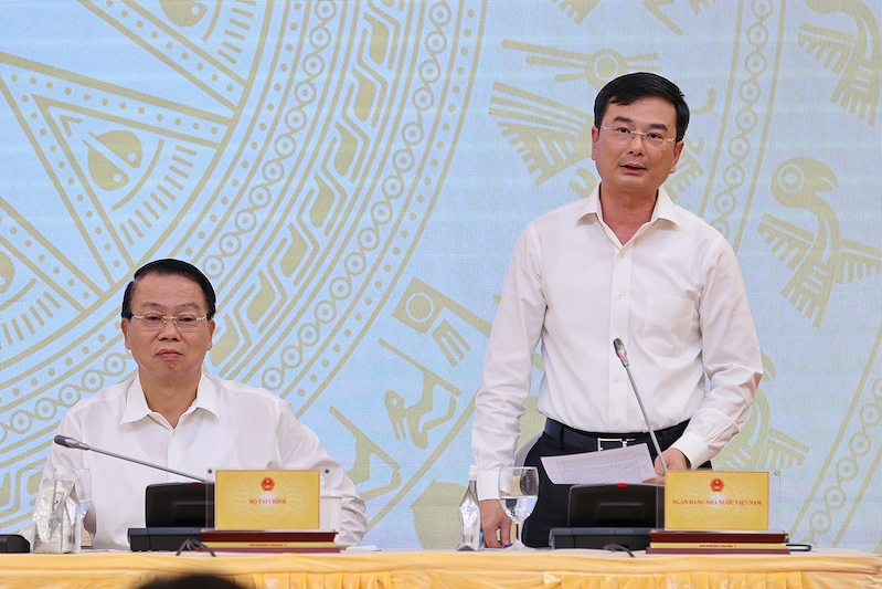 Phó Thống đốc NHNN Phạm Thanh Hà phát biểu tại họp báo (Ảnh: VGP) Phó Thống đốc NHNN Phạm Thanh Hà phát biểu tại họp báo (Ảnh: VGP)