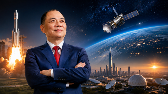 VinSpace tỷ phú Phạm Nhật Vượng thuê SpaceX phóng vệ tinh vào năm 2027