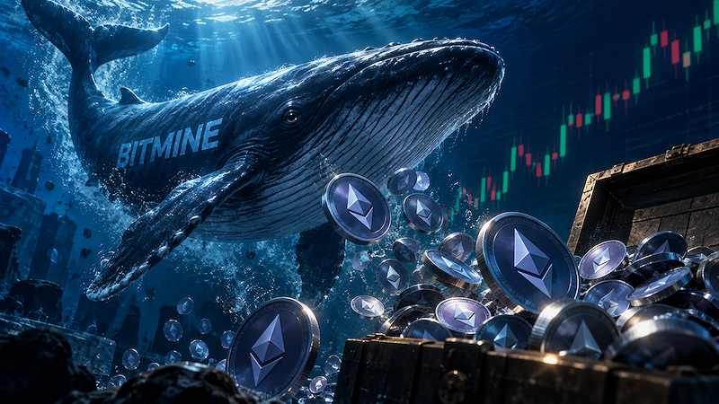 Nắm gần 5% nguồn cung ETH, ‘cá voi’ Bitmine vẫn đều tay gom hàng