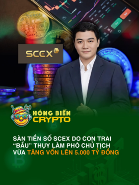 Sàn tiền số SCEX do con trai “bầu” Thụy làm Phó Chủ tịch vừa tăng vốn lên 5.000 tỷ đồng