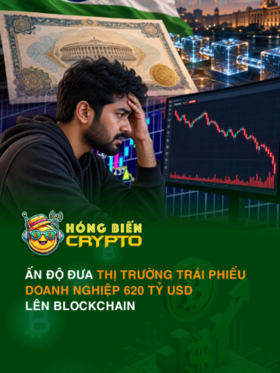 Ấn Độ đưa thị trường trái phiếu doanh nghiệp 620 tỷ USD lên blockchain