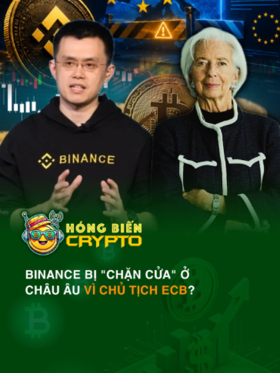 Binance bị "chặn cửa" ở châu Âu vì Chủ tịch ECB?