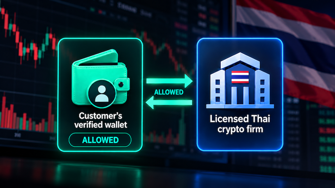 ‘Coin thủ’ Thái Lan chỉ được nạp-rút USDT về ví chính chủ, không được chuyển sang ví người khác