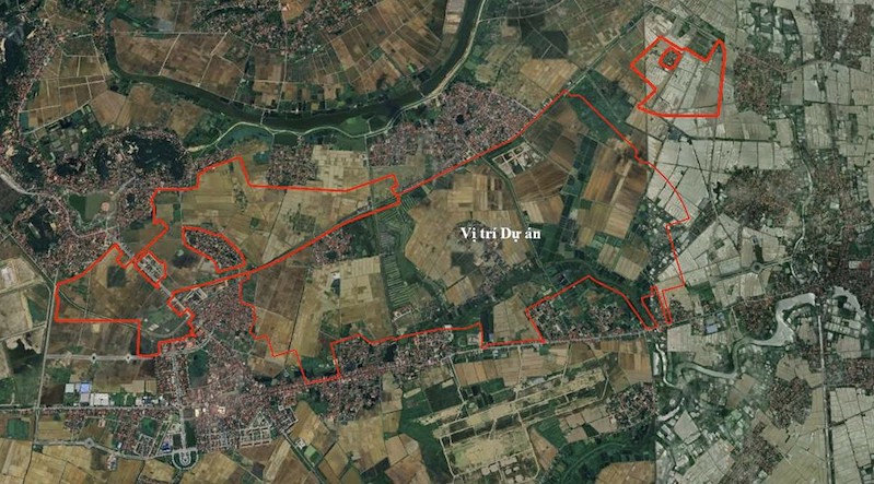 Vị trí ranh giới dự án