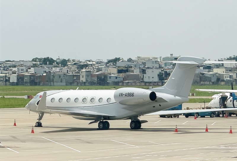 Chiếc Gulfstream G650ER mang số đăng ký VN-A966 (Ảnh: Asian Sky Group) Chiếc Gulfstream G650ER mang số đăng ký VN-A966 (Ảnh: Asian Sky Group)