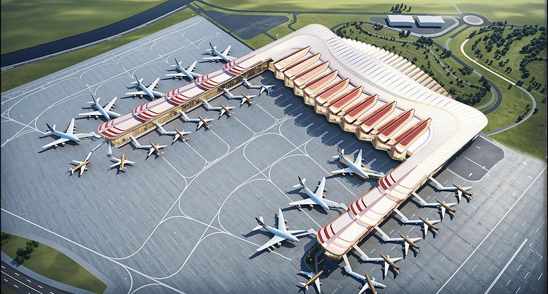 Phối cảnh nhà ga T2 sân bay Phú Quốc