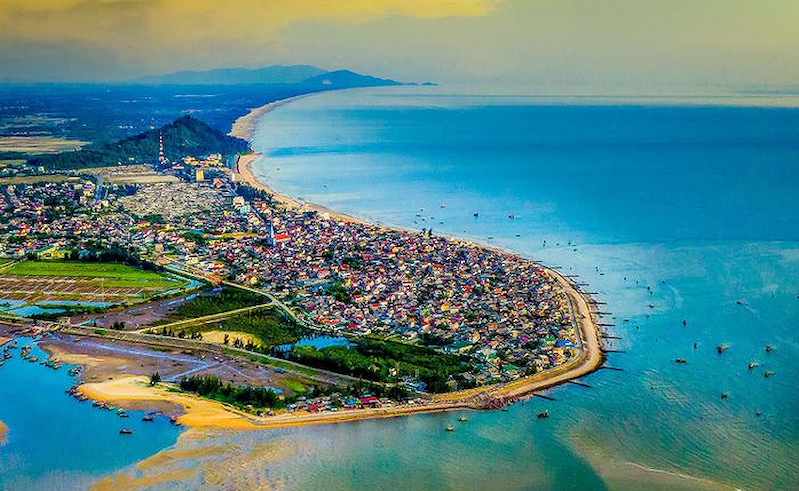 Một góc xã Thiên Cầm, Hà Tĩnh