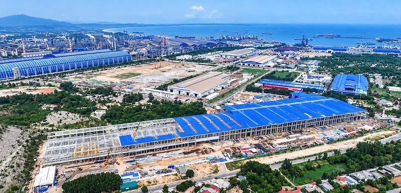 Toàn cảnh dự án sản xuất ray đường sắt Hòa Phát Toàn cảnh dự án sản xuất ray đường sắt Hòa Phát