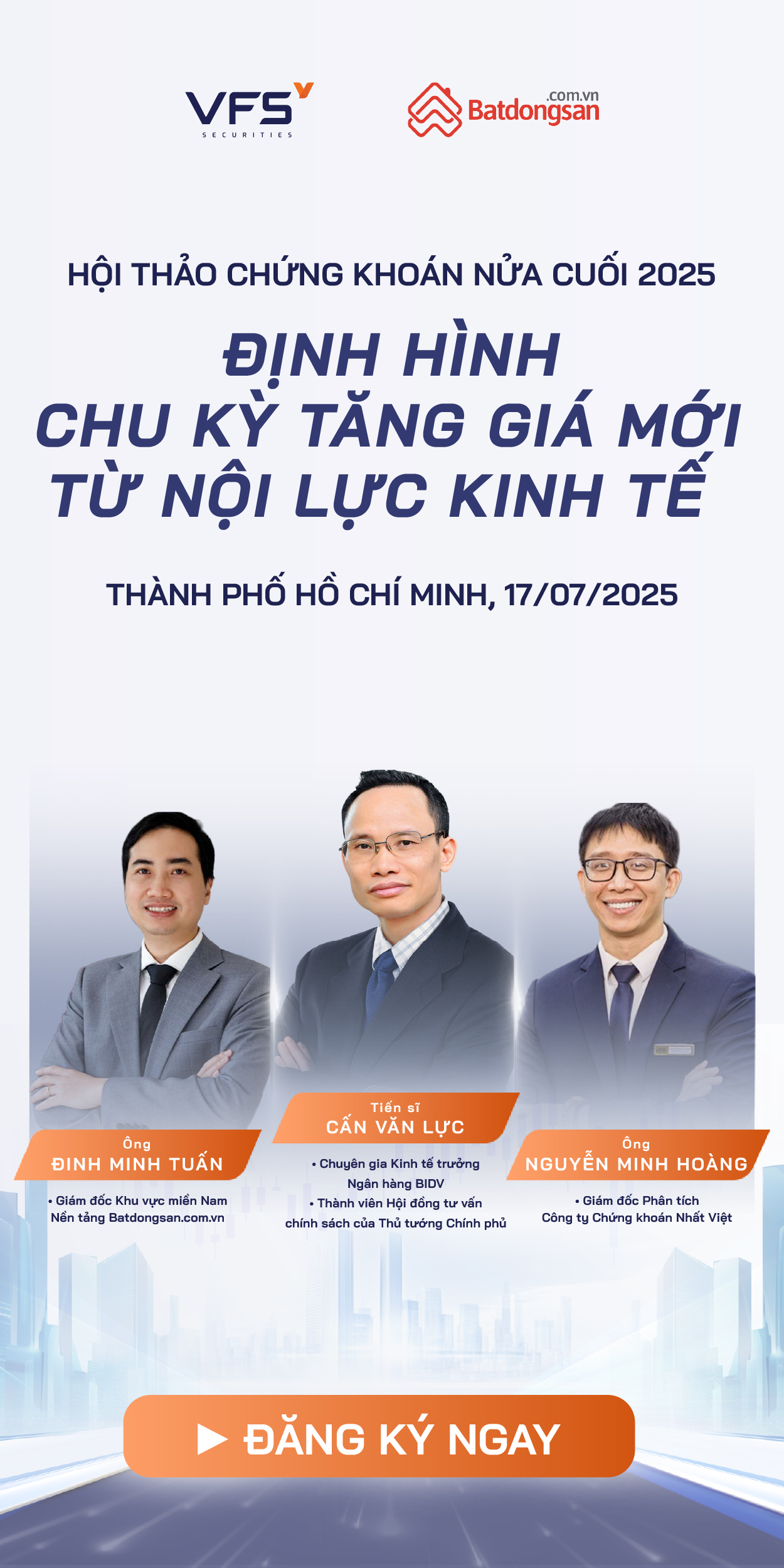 ĐĂNG KÝ THAM DỰ HỘI THẢO CHỨNG KHOÁN VFS
