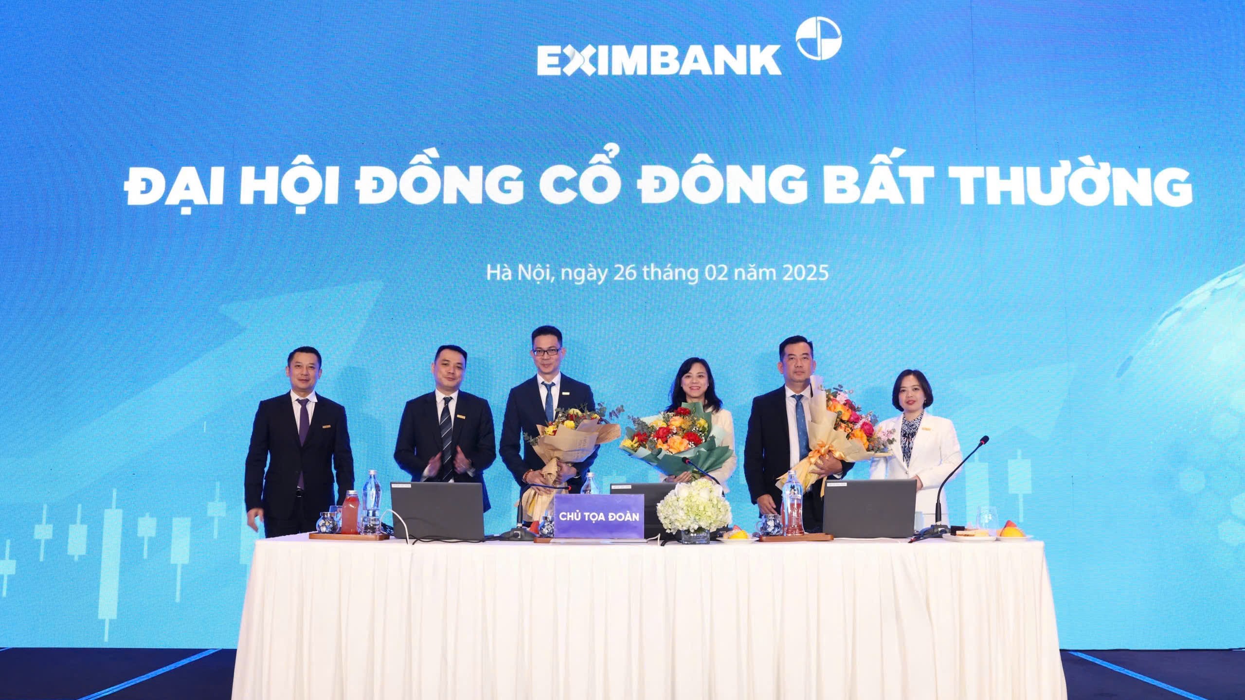 EGM 2025 Eximbank: "Chốt" sửa Điều lệ ngân hàng, bầu thêm 3 thành viên Ban kiểm soát